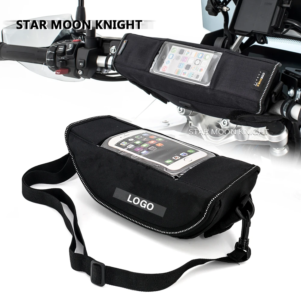 Borsa Da Manubrio Per Moto In Pelle PU Impermeabile - Per Forcella Anteriore, Stile Retrò, Capacità Generosa - Foto 6