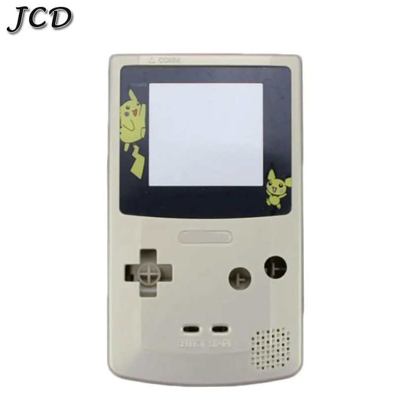 gold JCD полный корпус оболочка Крышка для nintendo Gameboy цвет для GBC Ремонт Часть корпус оболочка Пакет с кнопкой набор - Цвет: gold