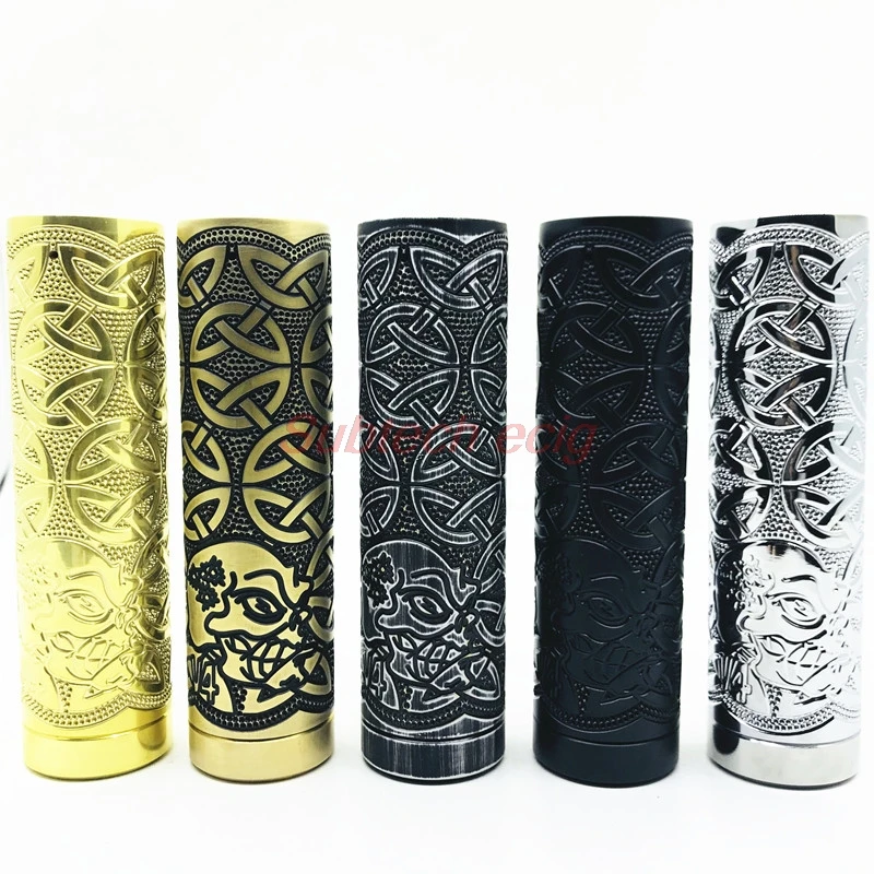 New arrival The BACK TO BASICS V4 SCROLL Mechanical Mod 29mm Diameter Soild Silver Contact Pin fit 18650 21700 battery Mech MOD