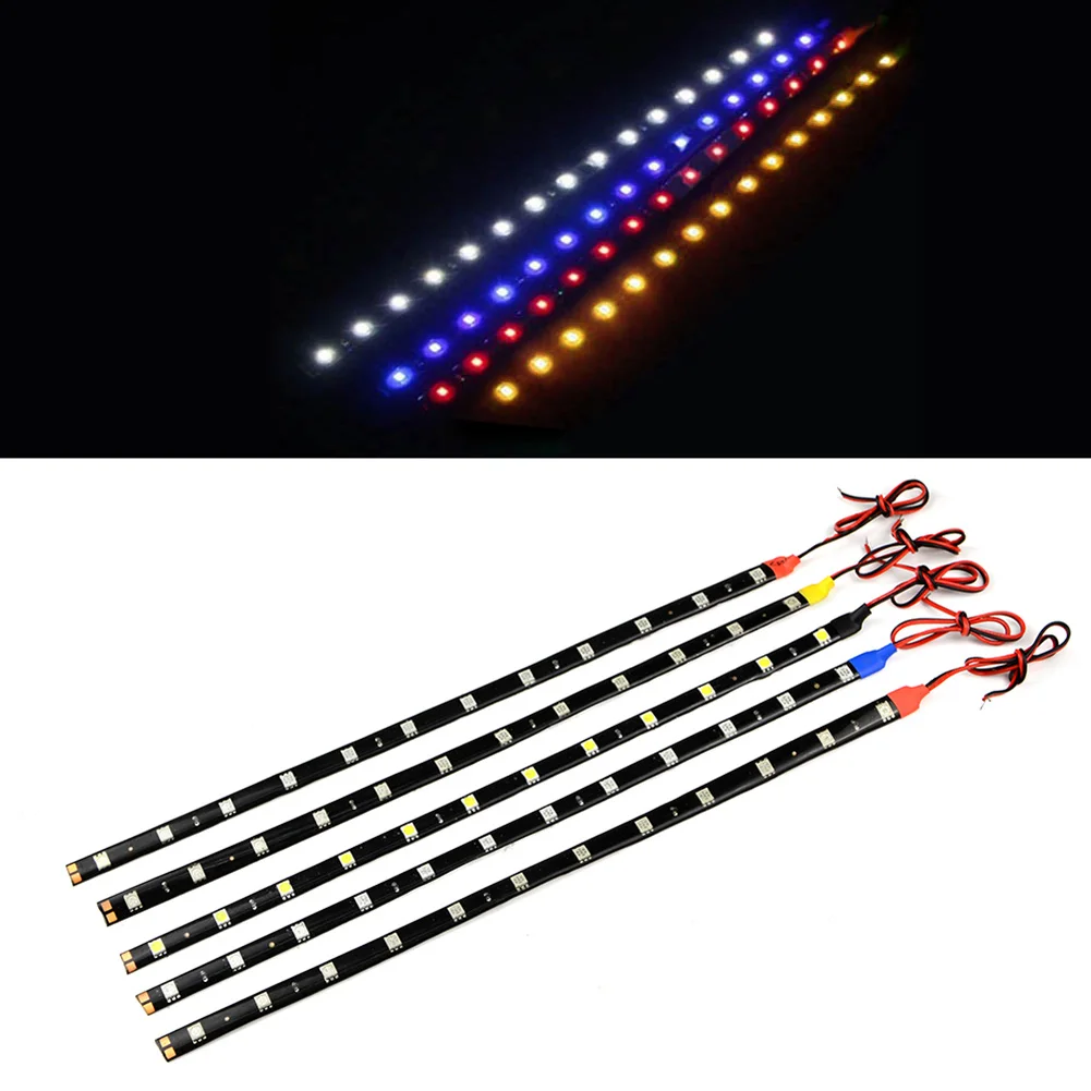 Светодиодные ленты светильник s RGB светодиодный светильник полосы 11," 3528 SMD гибкие светильник гирлянды для дома светильник в помещении/на открытом воздухе украшения, 10 предметов