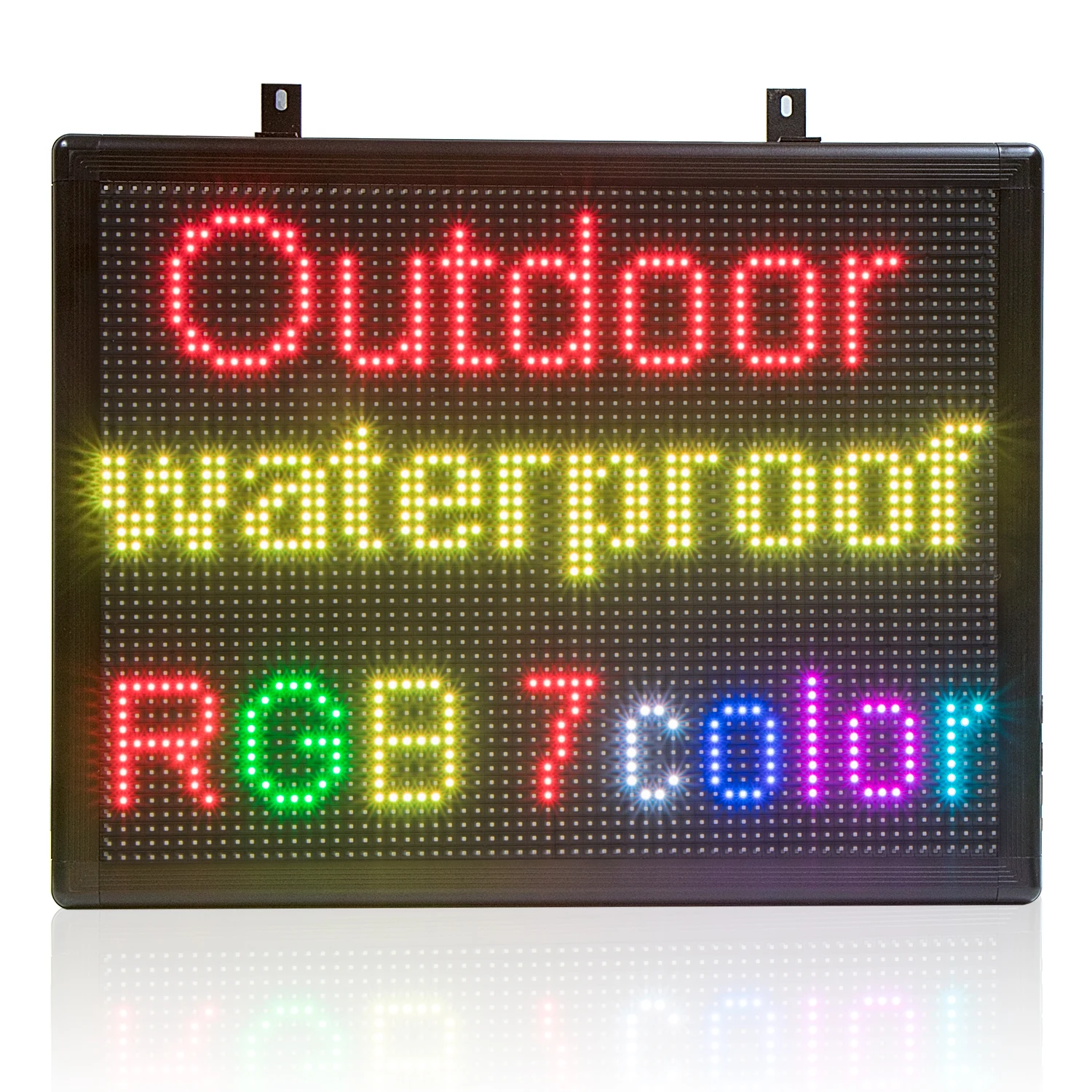 

Наружный светодиодный рекламный дисплей P8MM, вывеска 109 см, водонепроницаемая полноцветсветодиодный светодиодная RGB панель с Wi-Fi, прокрутка сообщений, поддержка видео