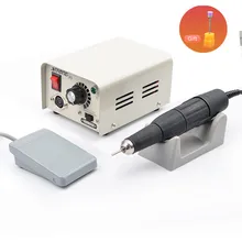 Мощный 90 электрический сверлильный станок для ногтей 35000 об/мин 65 Вт аппарат для педикюра и маникюра 102л машинка для маникюра с ручкой оборудование для дизайна ногтей