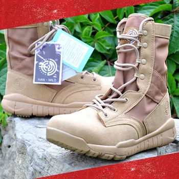 

CQB Desert Tactical Shoes Military Tactical Non-Slip Wear Sports Shoes Combat Army Boots Wear-Resistant Hiking Tactical Shoes