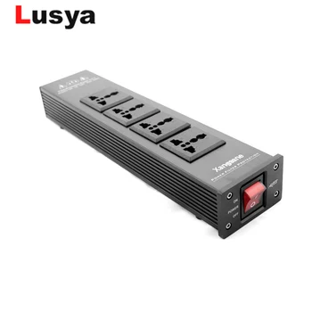 

High-quality free shipping Power Supply Filter Power Purifier Socket Lightning Protection extension socket for hifi audioT0957