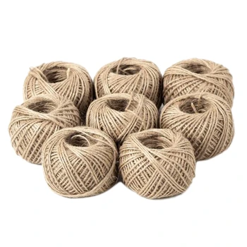 

10 Rolls Twine Best Arts Crafts Gift Twine Christmas Twine Durable Packing String Length:50M,Thickness:2mm