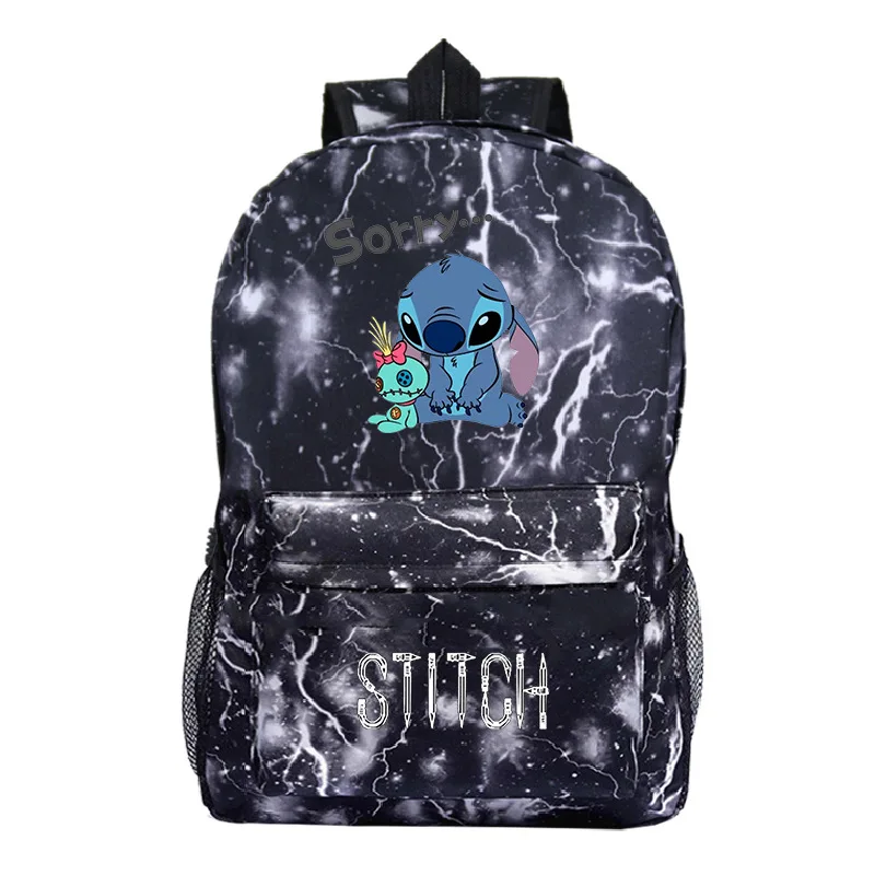 4 Sac Dos plecak Mochila Stitch школьный Аниме маленький рюкзак мужские школьные сумки для девочек-подростков мультфильм унисекс индивидуальный логотип - Цвет: 4