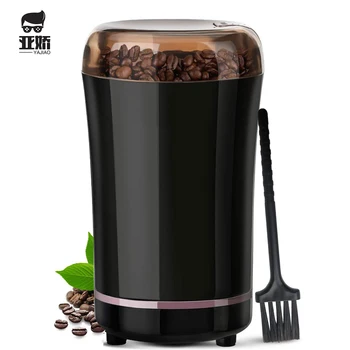 

YAJIAO Coffee Machine Electric Grinder Bean Spice with Stainless Steel Blade Detachable Power for Coffee Beans Grounds Grains