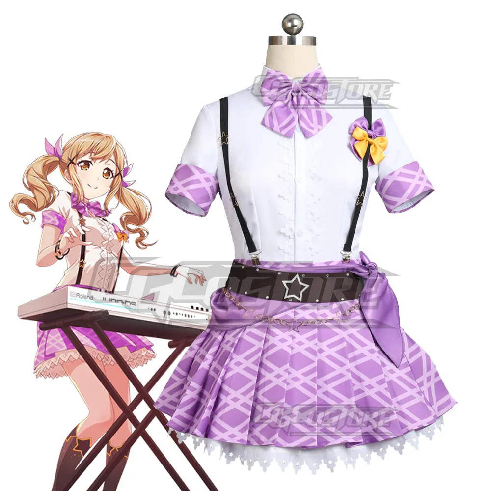 Костюм для косплея аниме взгляд! Ichigaya Arisa Пастельная * палитра платья Рождество