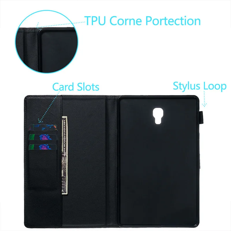 Coque для samsung Tab A2 10,5 T590 Мультфильм кожаный смарт-чехол с подставкой для samsung Galaxy Tab A 10,5 T590 T595 T597 чехол