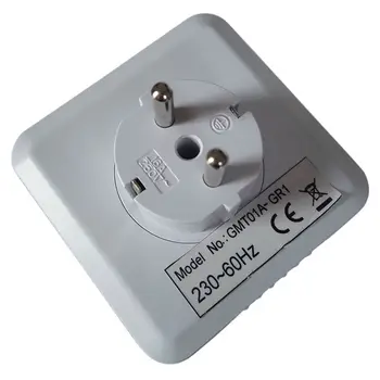 

New 24 Hour Timer Socket Mechanical Program Timer Switch Socket 230V Wall Outlet Protector Energy Saveing(EU Plug)
