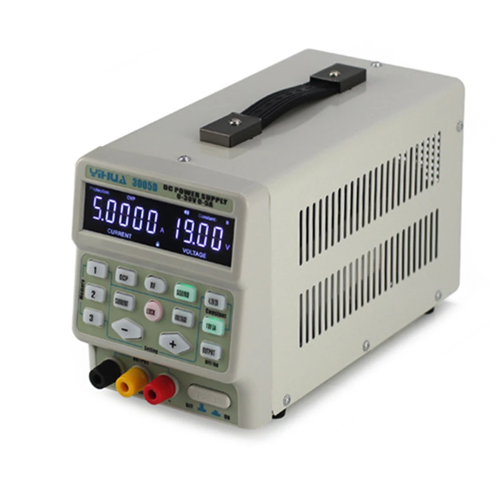 YIHUA 150W 3005D 5A 30V DC источник питания регулируемый лабораторный источник питания