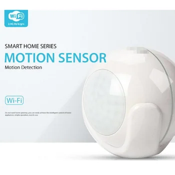 

WiFi PIR Motion Sensor Detector Home Alarm System Mini Infrared Detector Replacement for IOS & Android