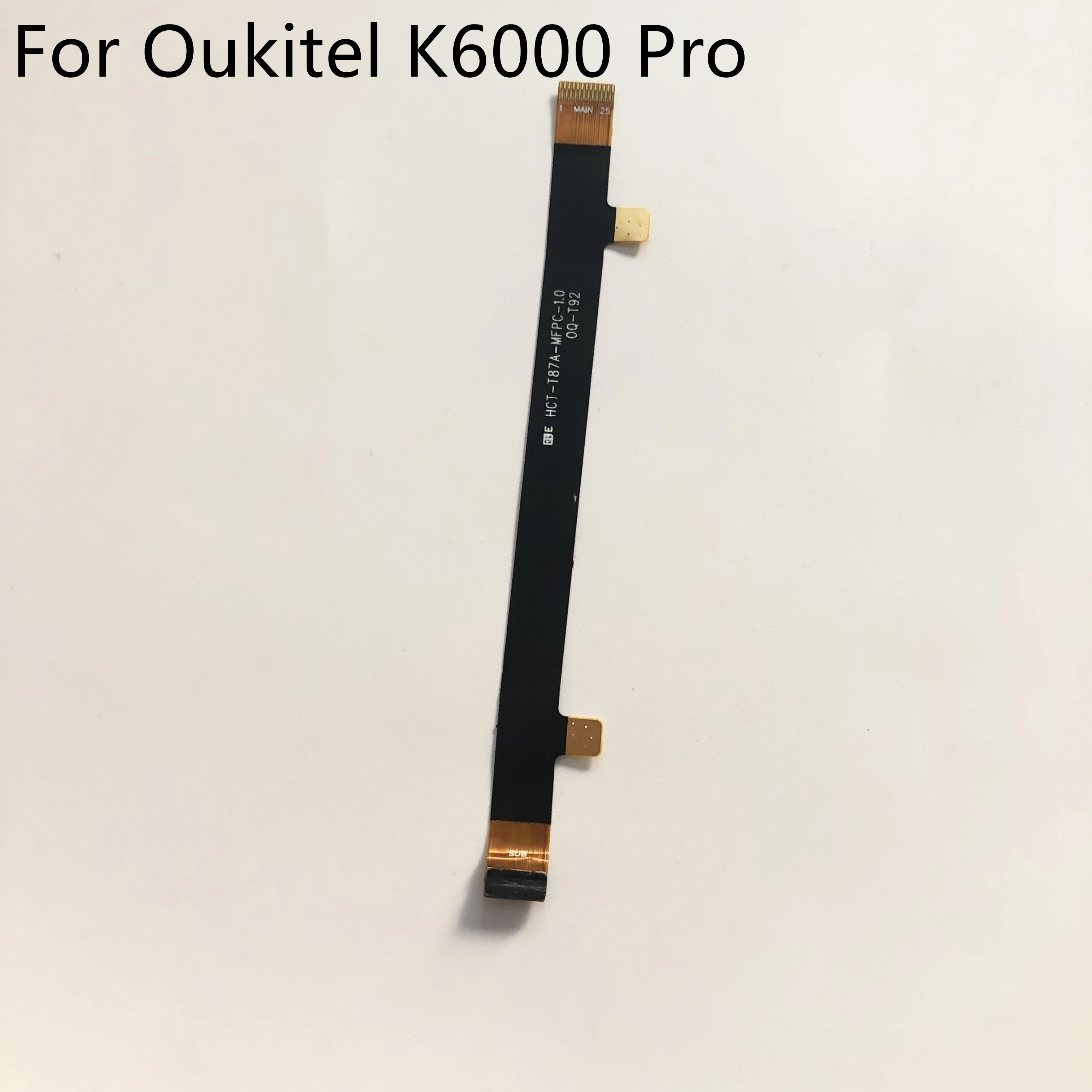 Oukitel K6000 Used USB Charge Board to Motherboard FPC For Pro 5.5&quot FHD 1920x1080 MT6753 Octa Core Free Shipping | Мобильные
