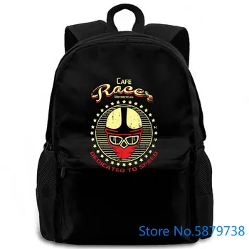 

Cafe Racer Dedicated To Speed - Direct From Stockist New New Unisex Loose women men backpack laptop travel school adult