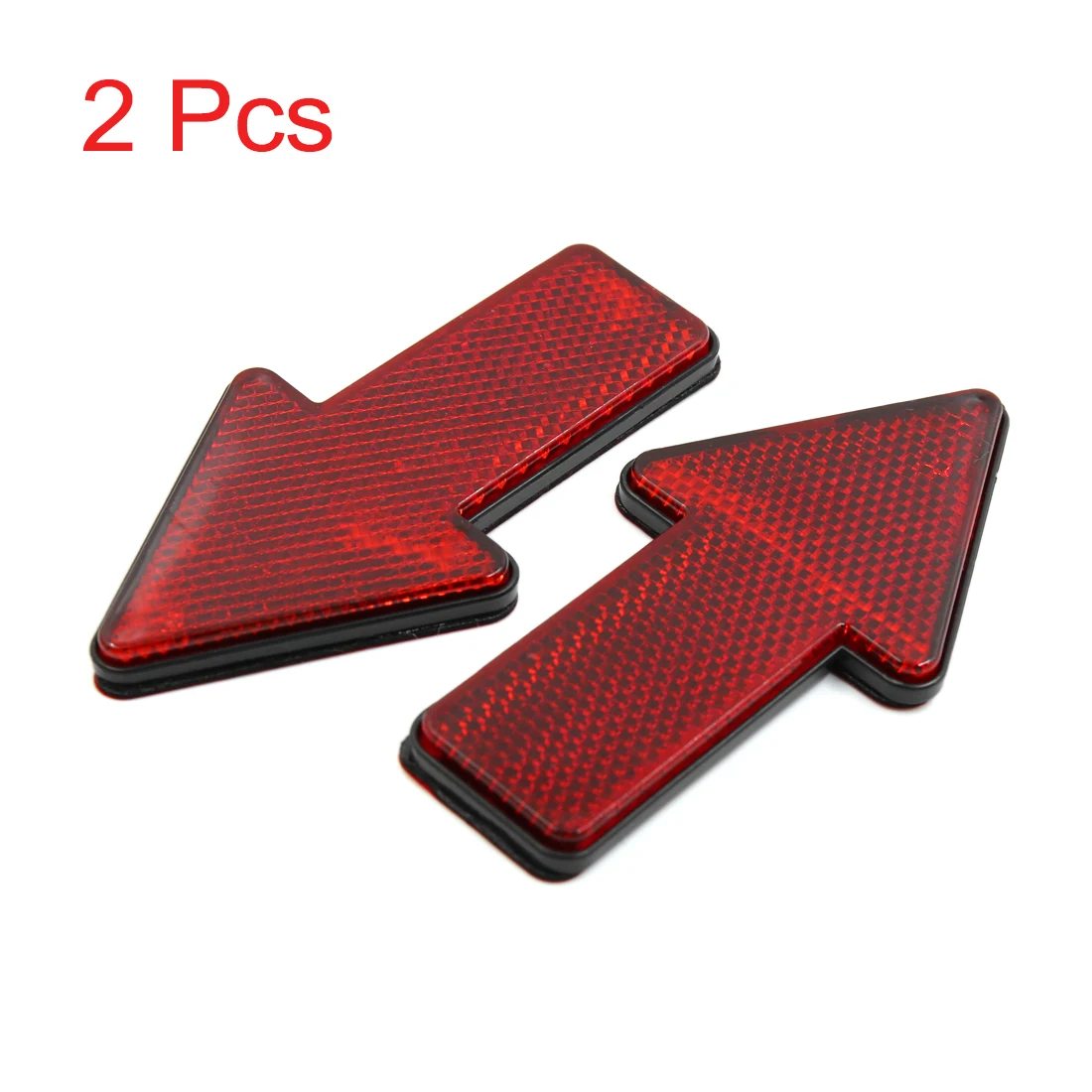 Uxcell 2 шт Красный пластик форма стрелки автомобиля отражатель Светоотражающая