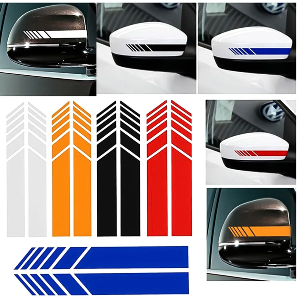 

Lcyonger SUV Vinyl Graphic Car Sticker Rearview Mirror Side Decal Stripe DIY Car Body Decals 15.3*2cm 2pcs Car Styling Auto