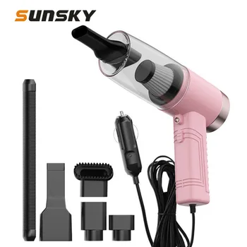 

Car Vacuum Cleaner Three-in-one Vacuum Cleaner 120W Wet/Dry Dual-use Strong Suction with Aromatherapy Lamp Auto Vacuum Cleaner
