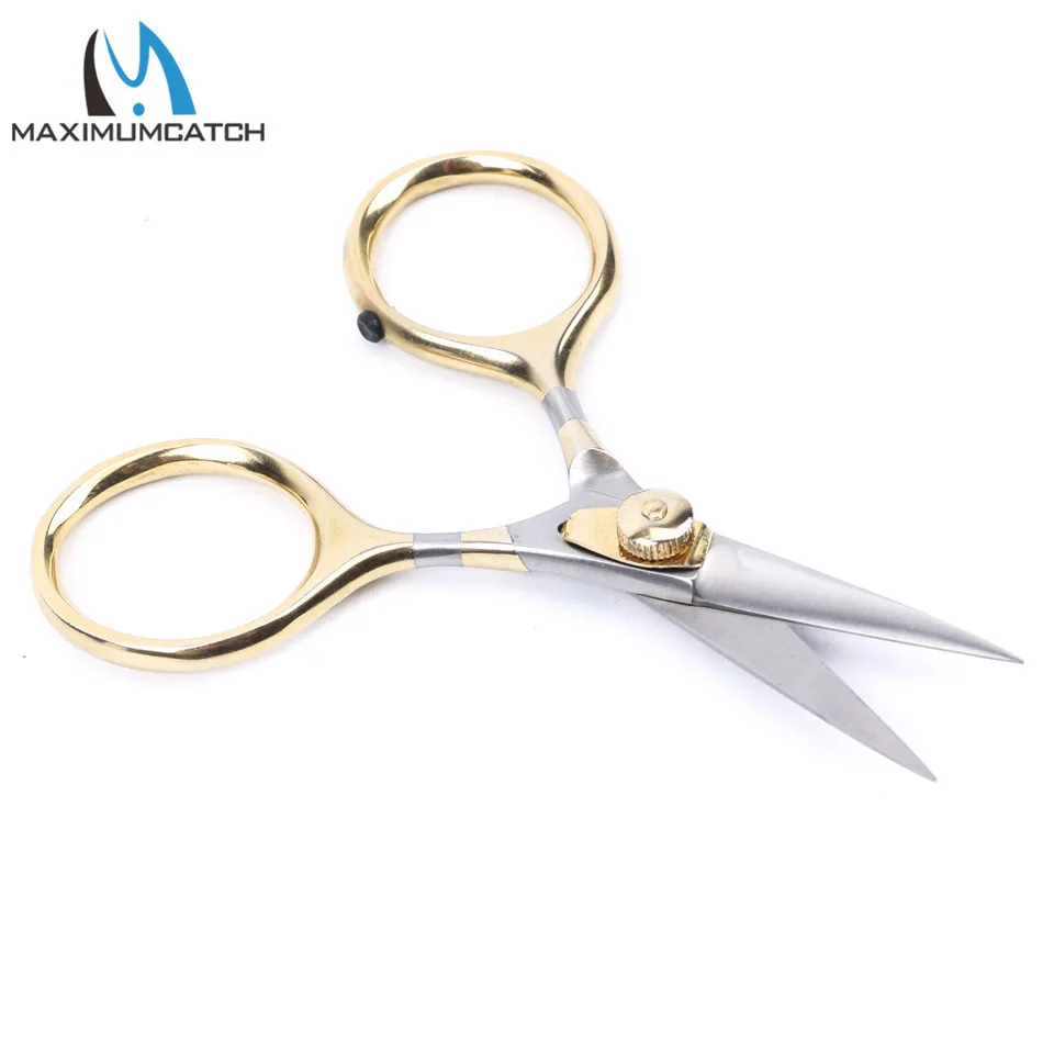 2pcs/lot New Fly Fishing Tying Scissors Stainless Steel Fishing Scissors  Fishing Tackle Box