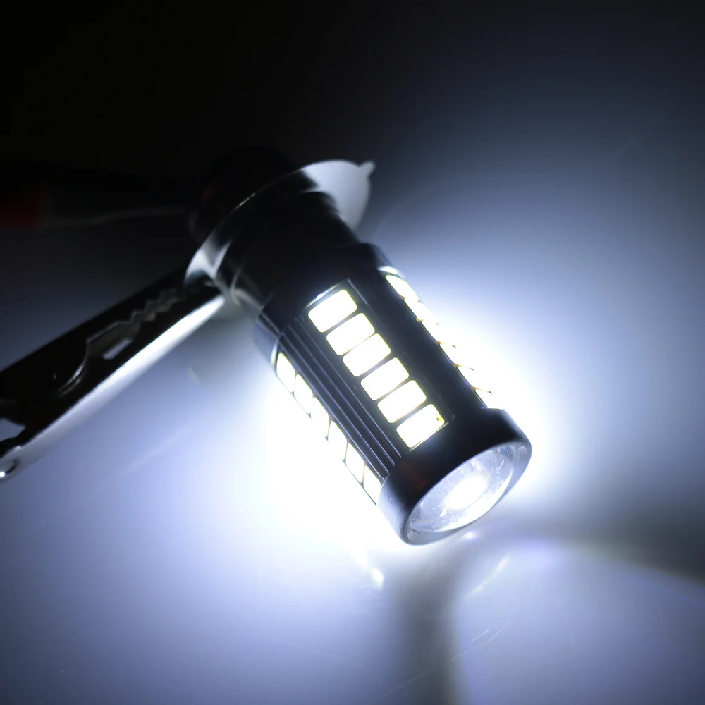 33smd белый налобный фонарь H6 BA20D светодиодные фары для мотоциклов лампы двигатель велосипед свет аксессуары для мотоциклов