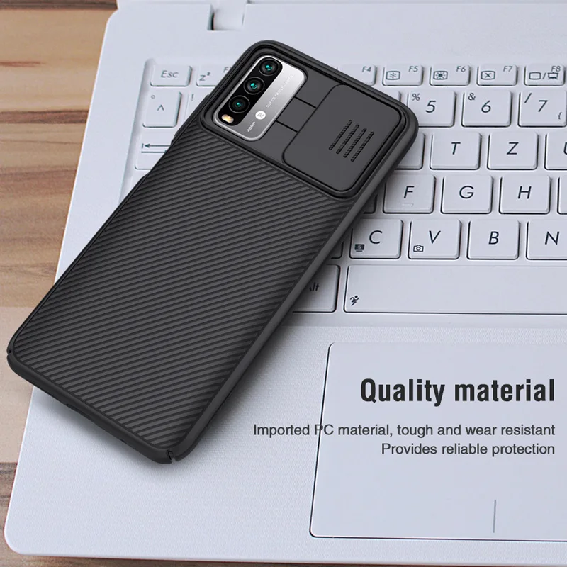 Nillkin Camera Len Cover For Xiaomi Redmi 9T Camera Lens Protection Case CamShield Slide xiaomi leather case cover