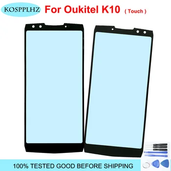 

KOSPPLHZ 6.0 inch For OUKITEL K10 Front Glass Screen Lens 100% New Front Touch Screen Glass Outer Lens for OUKITEL K10 +Tools