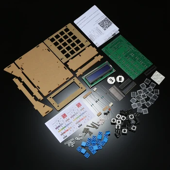 

DIY Calculator Counter Kit Calculator DIY Kit LCD Multi-purpose Electronic Calculator Electronics Computing with Acrylic Case