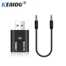 Kebidu Bluetooth 5,0 аудио приемник передатчик мини стерео Bluetooth AUX RCA USB 3,5 мм разъем для ТВ ПК автомобильный комплект беспроводной адаптер