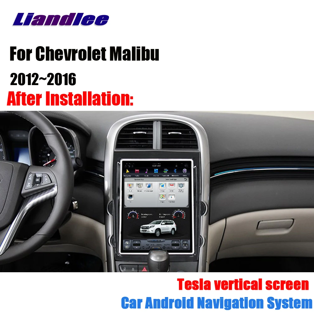 Liandlee Android для Chevrolet Malibu 2012~ стерео автомобильный Tesla вертикальный экран Carplay BT gps-навигатор карта камера медиа