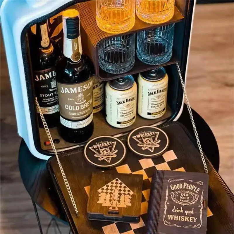 Jerry Can Bar , Whiskey Gift Set , Gift for Him , Christmas Gift , Jerry  Can Mini Bar 