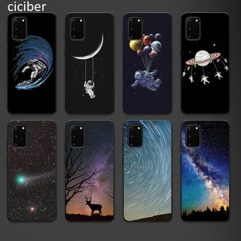 

Starry sky Phone Case for Samsung A50 A40 A70 A51 A71 A20 A20E S10 S20 S9 S8 S7 Edge Ultra Puls Note 10 9 8 Plus Soft TPU Cases