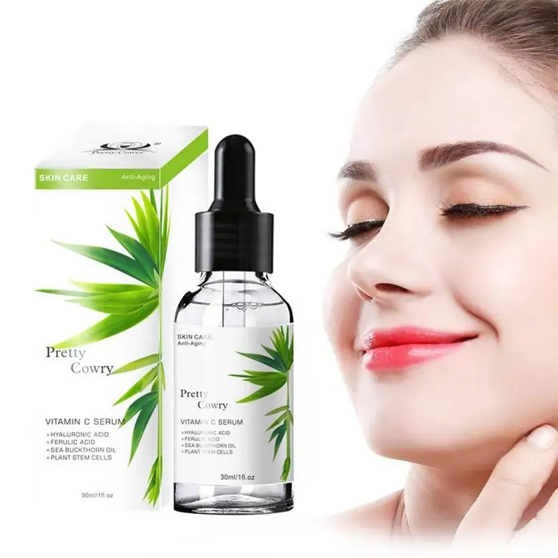 30ML Vitamin C Serum Hyaluronic Acid Ferulic Acid Sea Buckthorn Oil Plant Stem Cells Organic Serum Whitening Face 30ML Vitamin C Serum Hyaluronic Acid Ferulic Acid Sea Buckthorn Oil Plant Stem Cells Organic Serum Whitening Face