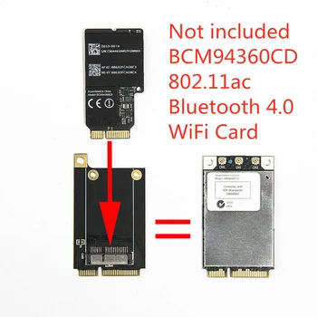 

30*50mm Adapter card Accessories Replacement Attachment Mini To BCM94360