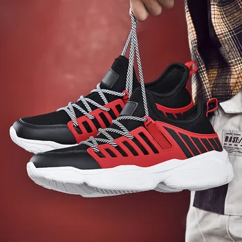 

Mens Shoes Lightweight Comfortable Breathable Walking Sneakers Mens Shoes New Casual Shoe For Men Lace-up Tenis Feminino Zapatos