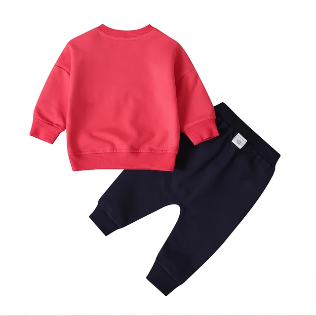 baby girl cartoon clothes unicorn long sleeve Sweater+pants newborn 2 pieces clothing set cute new born outfit 2019 0-24 month 2