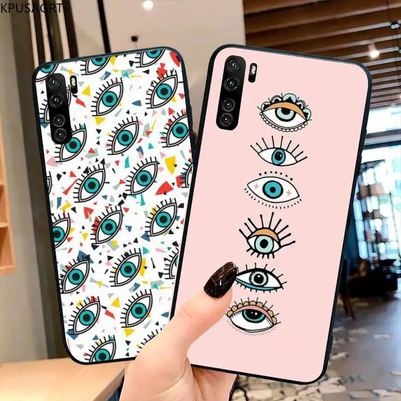 Чехол KPUSAGRT для телефона с изображением сглаза Huawei P20 P30 P40 lite E Pro Mate 30 20 P Smart 2020