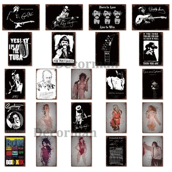 

[ Mike86 ] Music Legend Retro Tin Sign Wall Posters Metal Painting Bar Room Decor Bar ART LTA-1725 20*30 CM