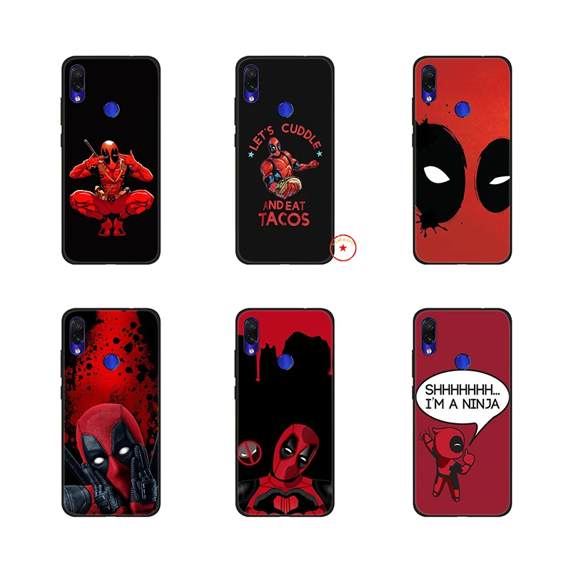 Дедпул от Marvel Дэдпул Мягкий силиконовый чехол для Xiaomi Redmi Note 8 iPhone 7 6 Plus 5 iPad Pro для Redmi Note 4x 5A крышка