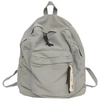 

Vintage Washed Canvas Backpack Harajuku Couple Backpack College Student Outdoor Travel Bag