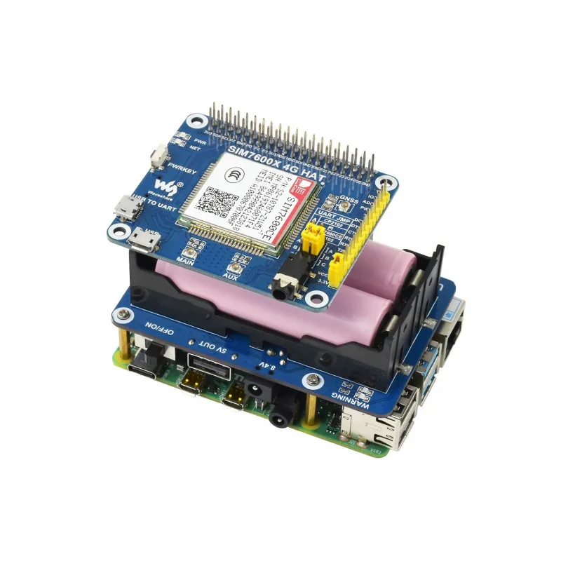  ̿ ̺꽦 UPS HAT, 5V    ġ, Ƽ ͸ ȣ ȸ, ͸ 