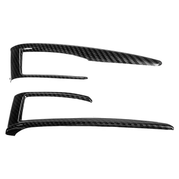 

2Pcs/Set Carbon Fiber Gear Shift Frame Cover Trim for Honda Civic 10Th 2016-2018(Black)