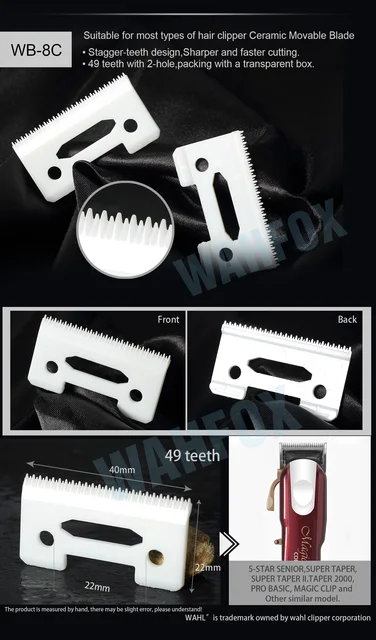 Ceramic Blade Hair Clipper, Ceramic Movable Blade