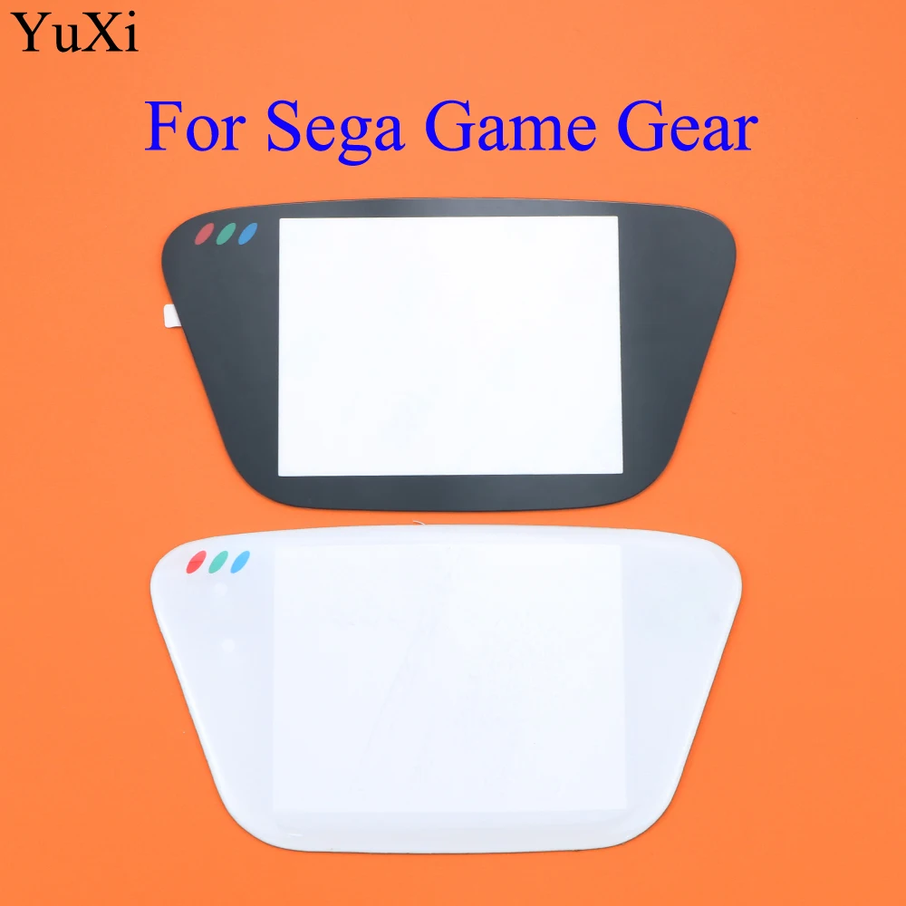 

YuXi Black white Glass Plastic screen lens screen cover lens for Sega Game Gear GG screen Lens Protector