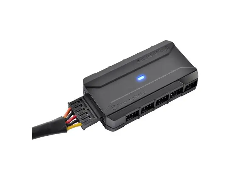 Thermaltake Commander FP fan hub(fan HUB/PWM/поддерживает 10 4pin вентиляторов/sata Блок питания