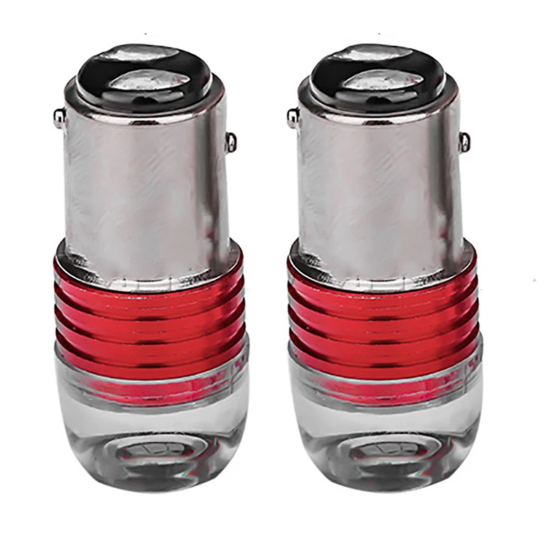 1156 red 2 шт. Авто 1157 Led 3 Вт стробоскопический мигающий светильник, тормозной светильник, лампа, лампа DC12, красный, белый, Автомобильный задний стоп-светильник, сигнальная лампа, автомобильный светильник s - Испускаемый цвет: 1156 red