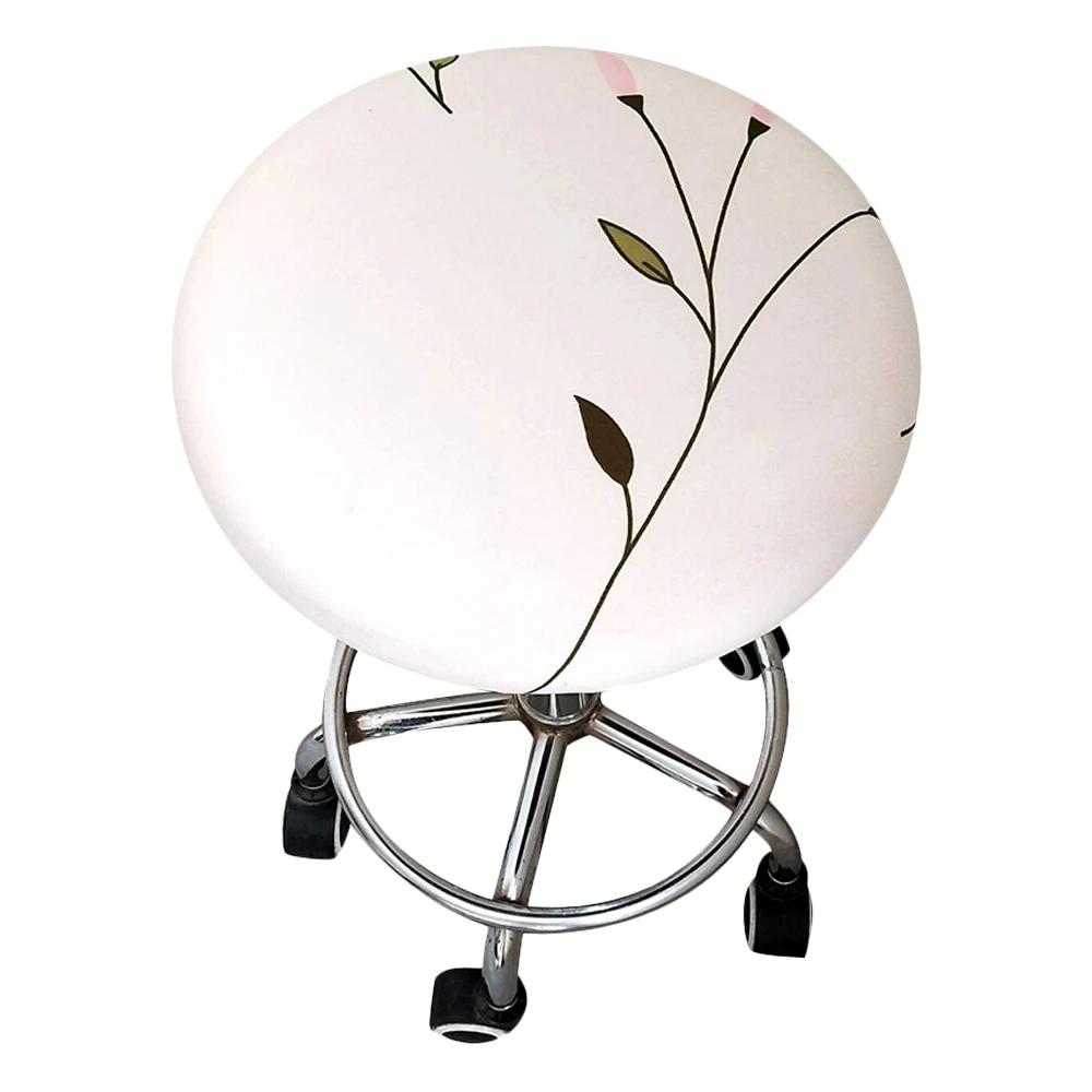 1/2/4/6 шт. круглый чехлы для стульев барный стул крышка эластичные сиденья домашний чехол для кресла круглый стул с цветочным принтом