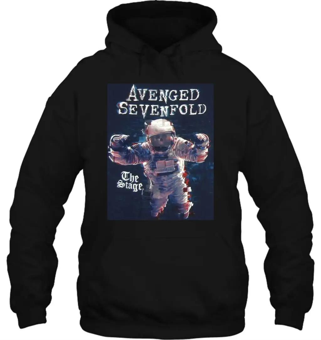 Мужская толстовка с капюшоном Avenged Sevenfold The Stage темно-синий Официальный A7X Merch женская уличная одежда