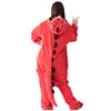 Flannel Dinosaur Kigurumi Pajama Women Male Winter Homewear Girl Onesie Flannel Animal Cosplay Costume Party Jumpsuit Adult Warm ► Photo 2/5