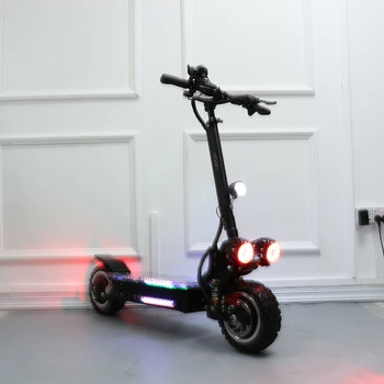 

Electric scooter double drive 60V 3200W with seat 11inch Off Road KickScooter Strong powerful new fold hoverboad bike scooters