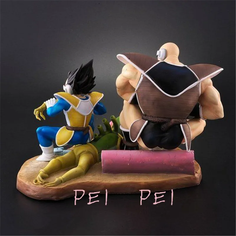 Аниме статуя Dragon Ball Супер Saiyan& Nappa полноразмерный портрет GK резиновая фигурка героя Коллекционная модель игрушки P1681