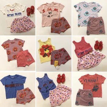 

FD 2020 Summer Fashion Designer Unisex T Shirt Toddler Boys Girls Brand Short Sleeve T Shirts Kid Cartoon Tops Summer Clothes